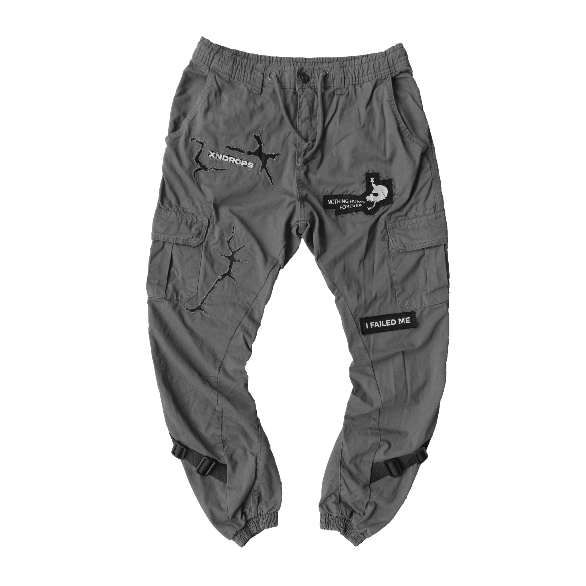ぶ*う様 00s rip dead stock parachute cargo Vintage Criminal Damage Baggy Purple Parachute Pants