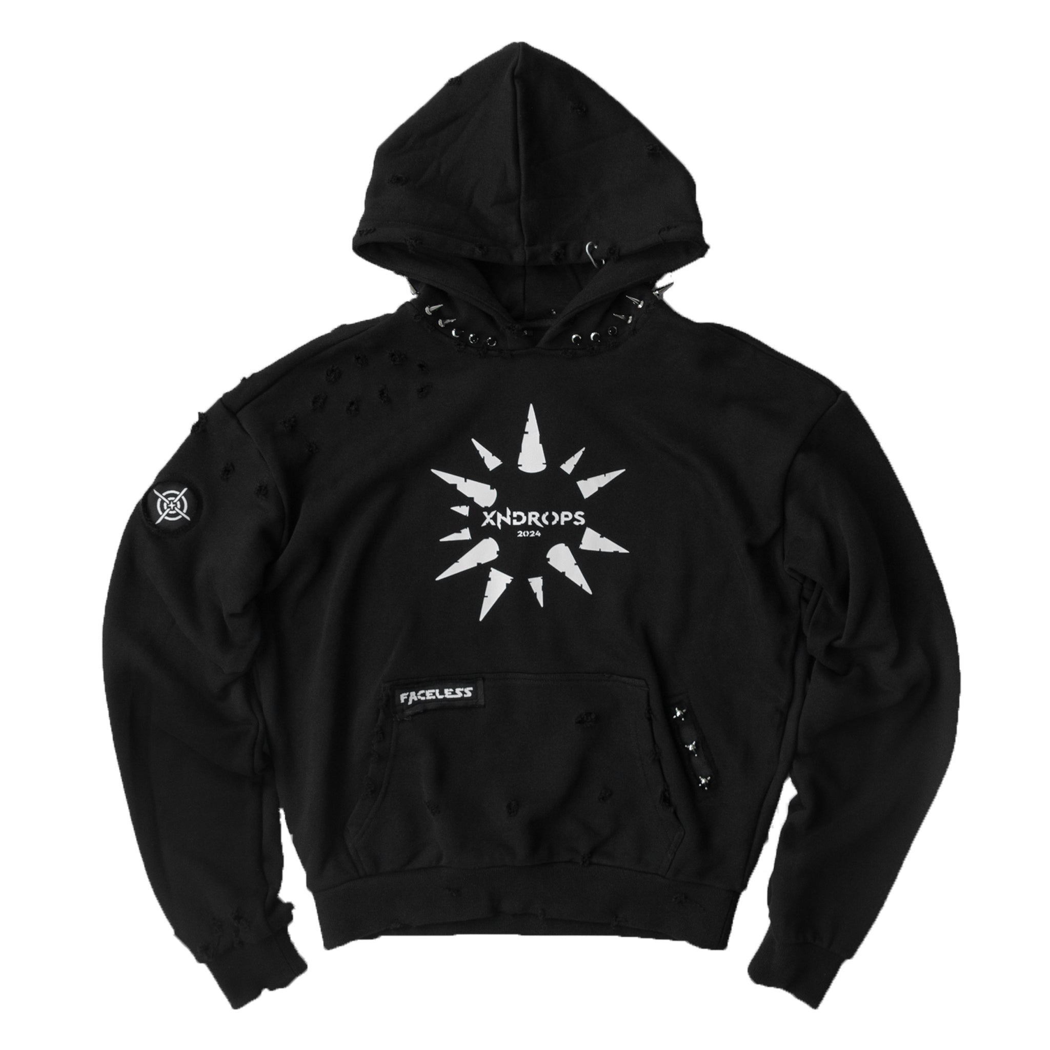 SPIKED HOODIE